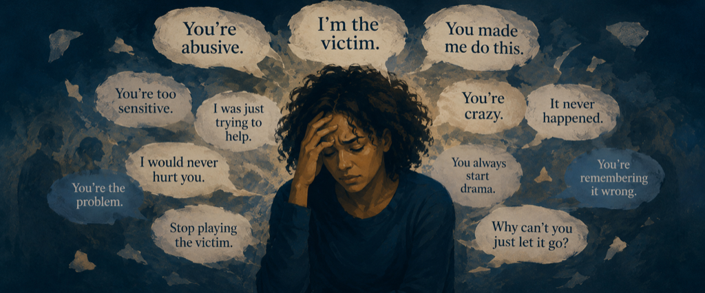 Infographic on Jennifer Freyd's DARVO research: Jennifer Freyd and the academic roots of Deny, Attack, Reverse Victim and Offender